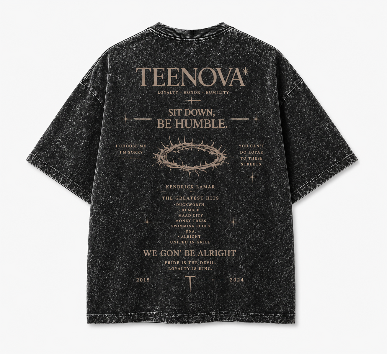 Be Humble Premium Oversized T-Shirt