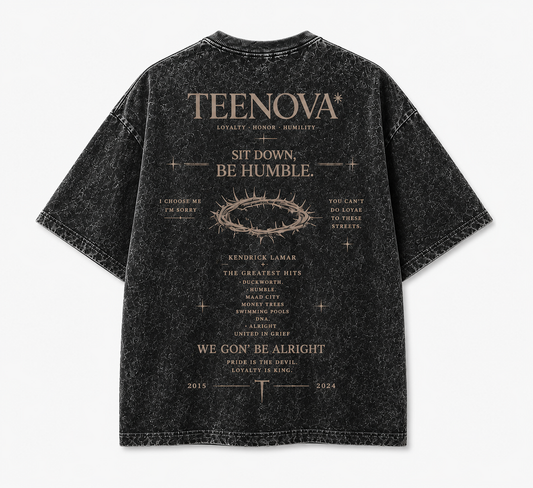 Be Humble Premium Oversized T-Shirt