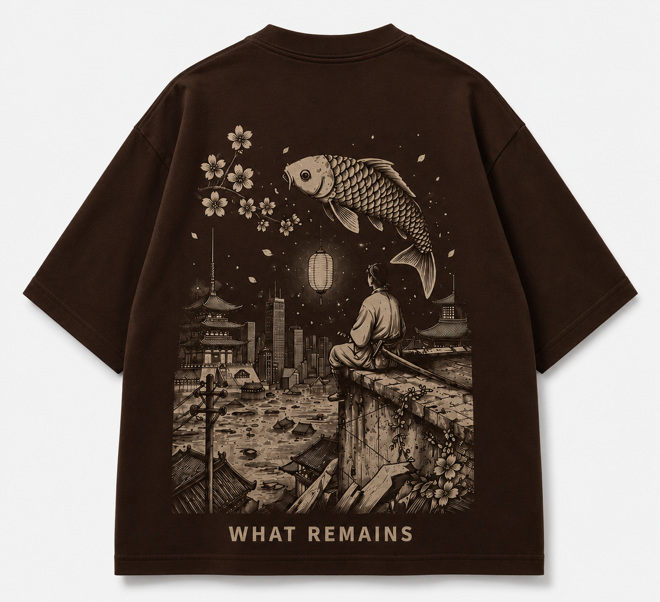 What Remains Premium Oversized T-Shirt