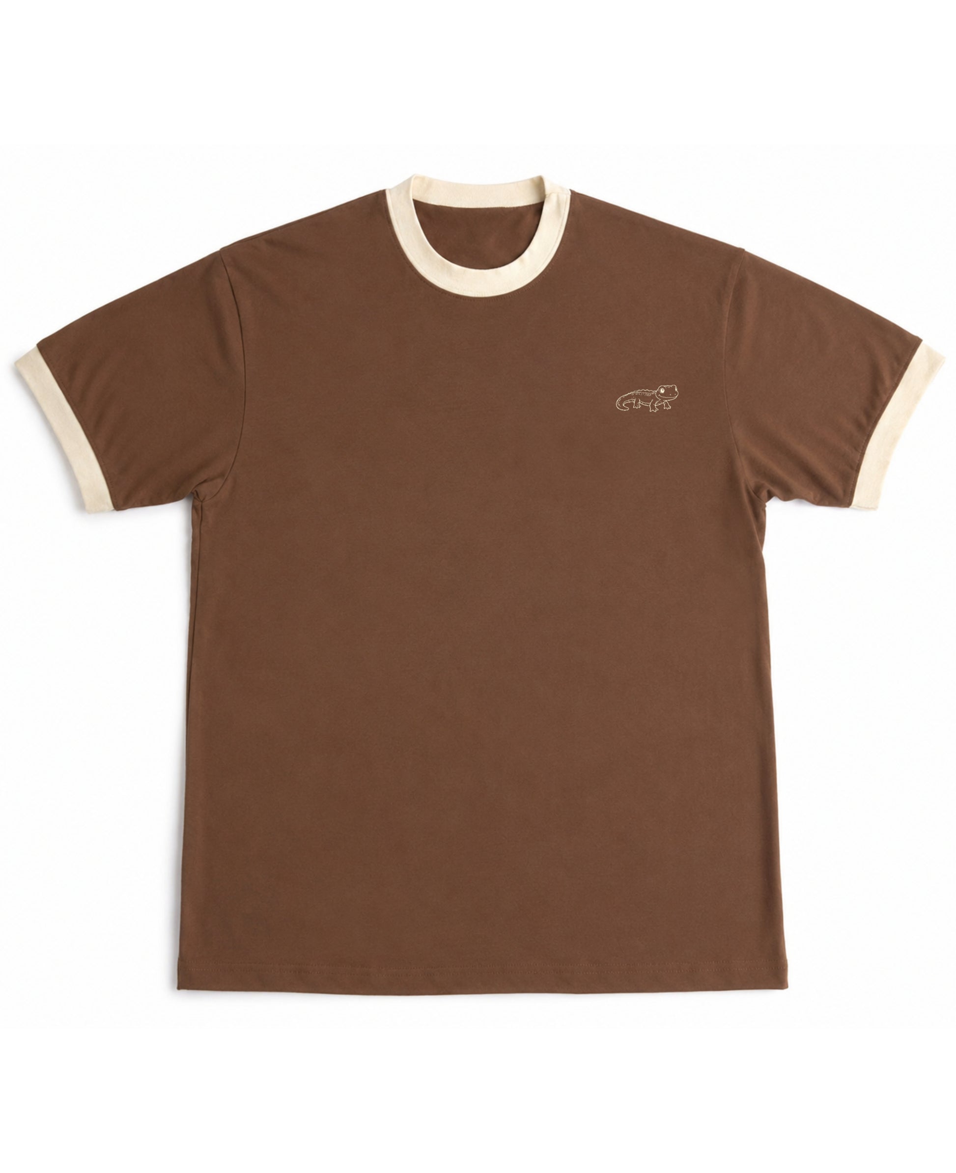 Mousse & Cream Ringer tee Front Design
